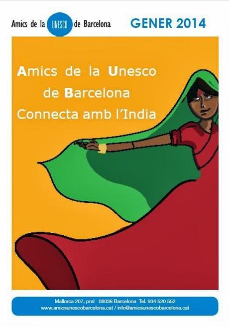 Enero 2014, el mes dedicado a la India en la Asoc. Amics de l'Unesco de Barcelona.