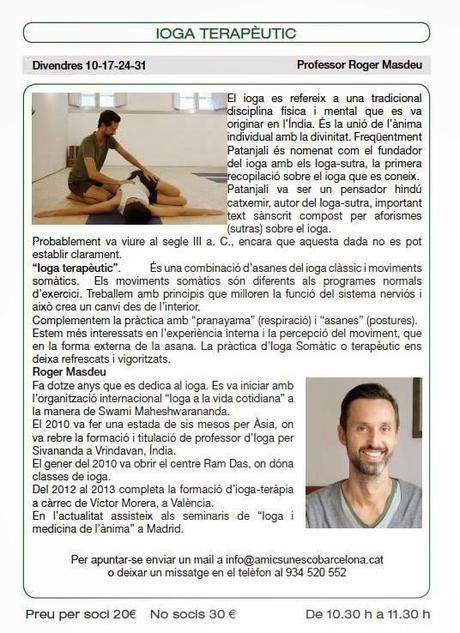 Enero 2014, el mes dedicado a la India en la Asoc. Amics de l'Unesco de Barcelona.