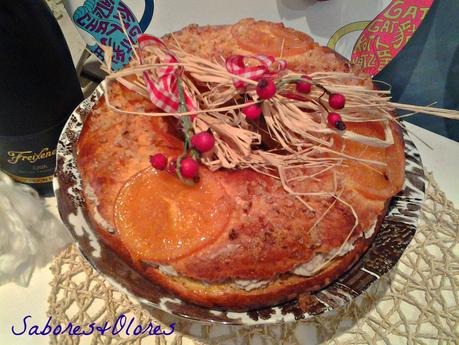 MI ROSCON DE REYES CON MOUSSE DE CASTAÑAS....