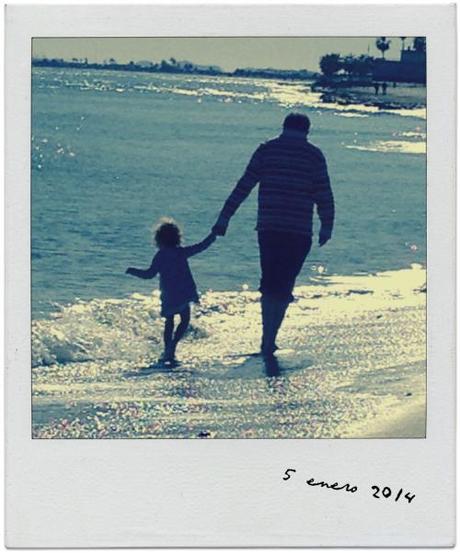 el día antes de Reyes nos fuimos a la playa