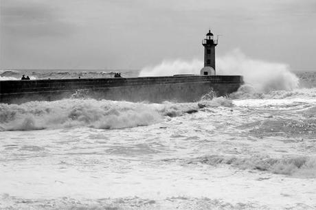 Foz do Douro tempestade Hércules