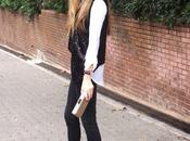 Black, white paillettes