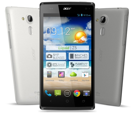 Acer Liquid Z5, toda la información Acer Liquid Z5