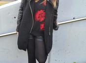 Look day: coat roses