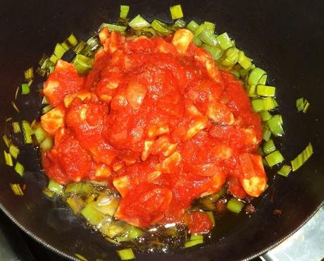 Guiso de Alubias con Jibia