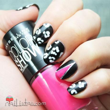 Uñas decoradas con estampado de leopardo | nail art