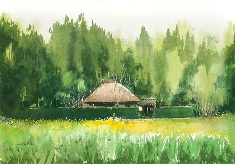 MASATO WATANABE - Acuarelista japonés - Watercolor - Maestro de la perspectiva