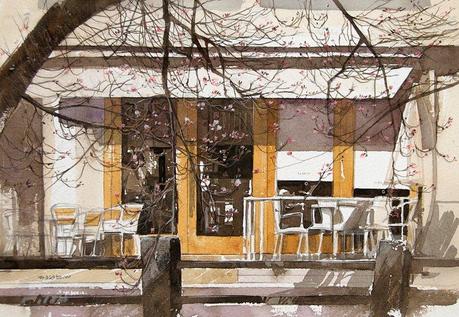 MASATO WATANABE - Acuarelista japonés - Watercolor - Maestro de la perspectiva