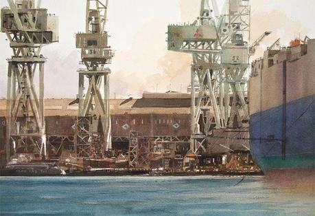 MASATO WATANABE - Acuarelista japonés - Watercolor - Maestro de la perspectiva