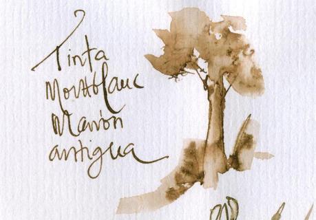 Tintas de color marrón - DIBUJOS