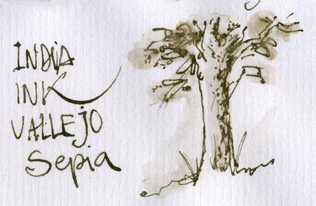 Tintas de color marrón - DIBUJOS