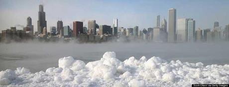 niebla vapor en Chicago