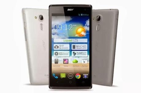 Acer Liquid Z5: especificaciones técnicas