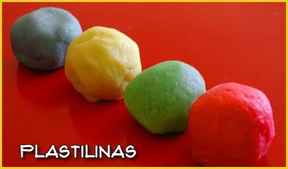 Cómo hacer plastilinas de colores