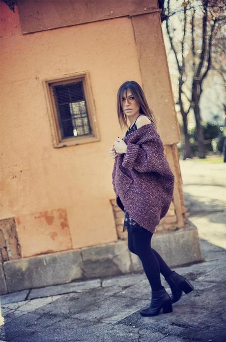 street style barbara crespo flowered lingerie dress stradivarius the corner fashion blogger outfit zara boots