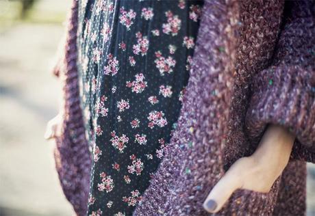 street style barbara crespo flowered lingerie dress stradivarius the corner fashion blogger outfit zara boots