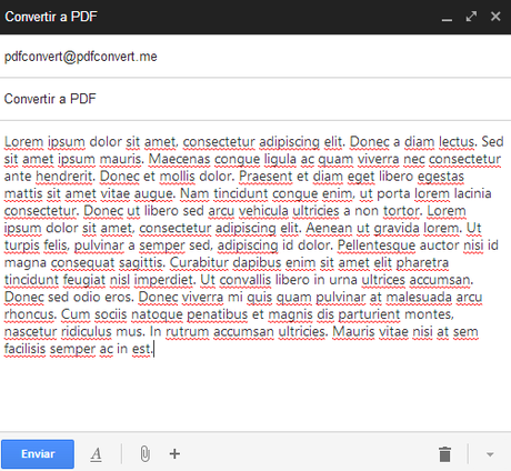 Como convertir un correo electrónico a pdf sin programas