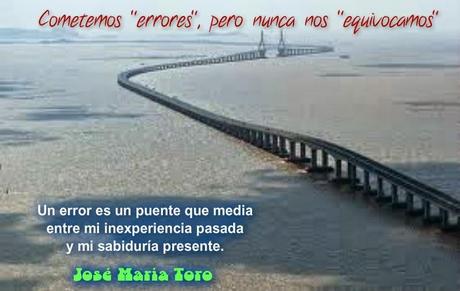 Cometemos “errores”, pero nunca nos “equivocamos”