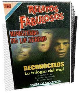 Ilustración tipo cómic - afiche trilogía del mal Venezuela