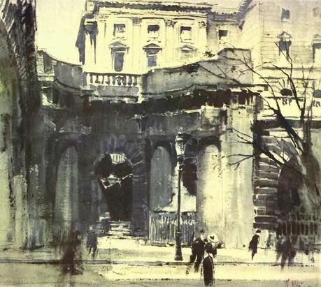 WILLIAM WALCOT - Arquitectura - Acuarelas y grabados