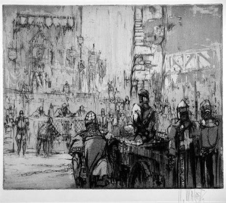 WILLIAM WALCOT - Arquitectura - Acuarelas y grabados