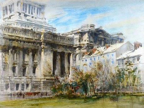 WILLIAM WALCOT - Arquitectura - Acuarelas y grabados