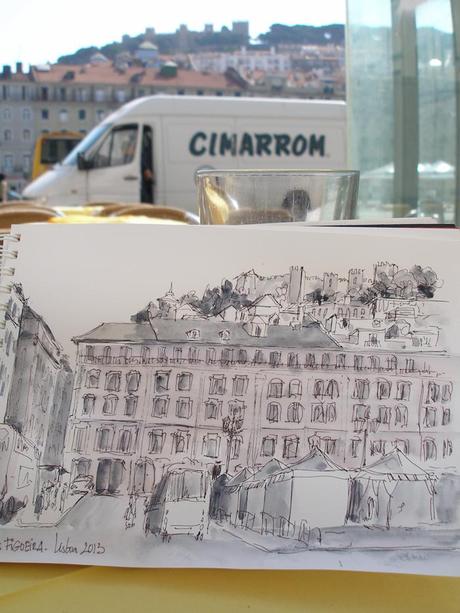 LISBOA - Bocetos pluma, rotulador y pincel LISBOA - Bocetos pluma, rotulador y pincel