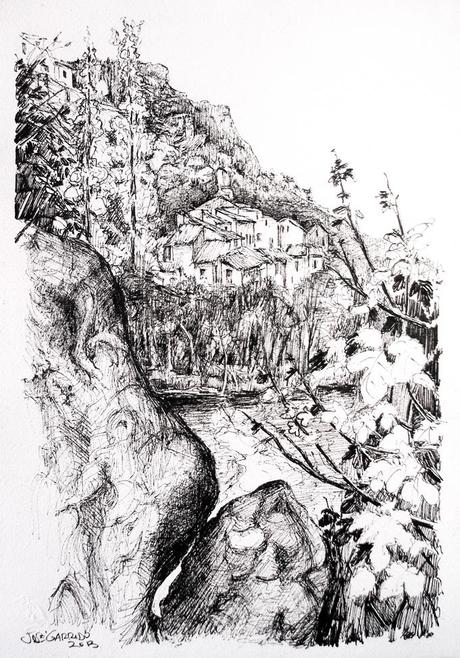 Pueblos de ALBACETE - Tintas y acuarelas