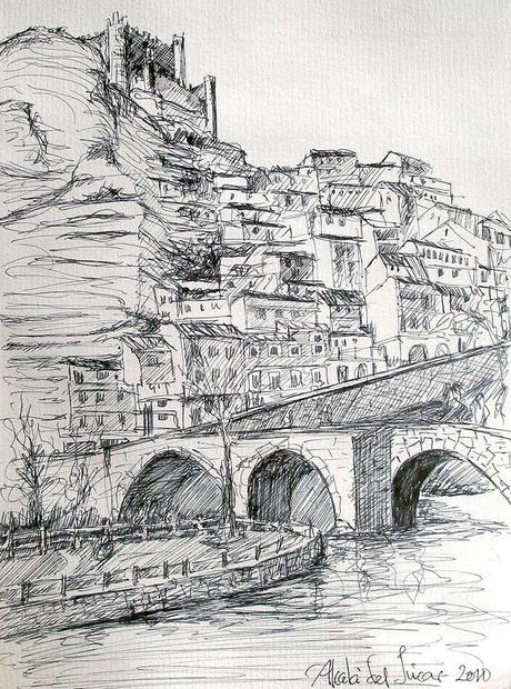 Pueblos de ALBACETE - Tintas y acuarelas