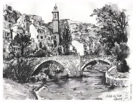 Pueblos de ALBACETE - Tintas y acuarelas