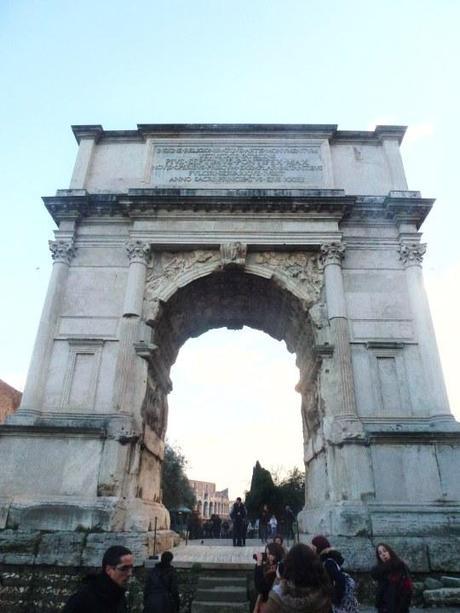 Arco de Tito en el Foro Romano