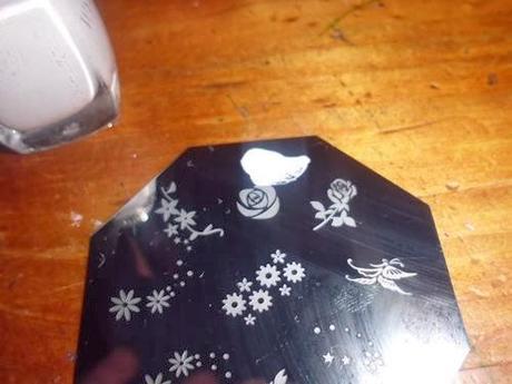 Manicuras Azules plaquita de kkcenterhk