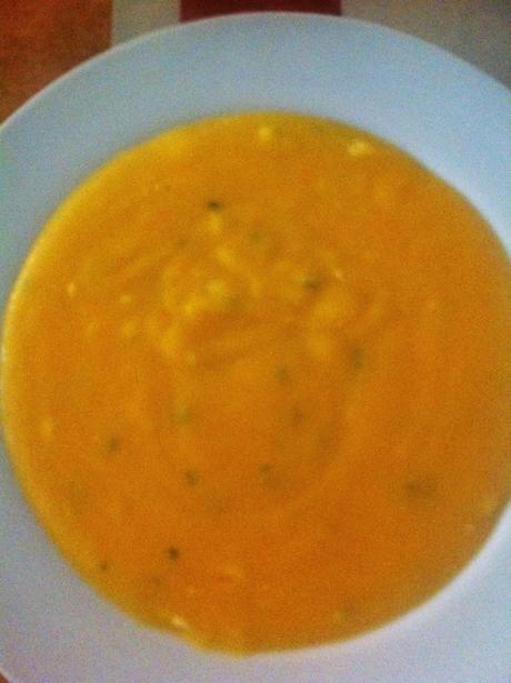 Crema de Zanahorias y Patata al Queso