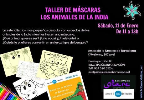 Actividades indias para niños. ¡Haz una máscara de un animal de la India!