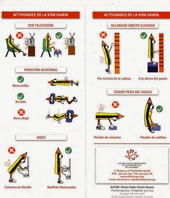 Consejos de higiene postural