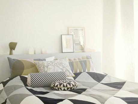 Cojín de algodón BLACK STRIPE | Cojín - ferm LIVING