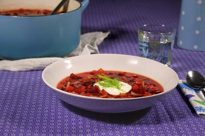 Borscht, sopa de remolacha
