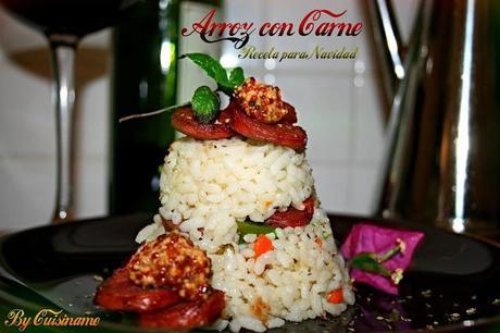 arroz con carne, carne, arroz, arroz con verduras, recetas de navidad, recetas originales, recetas fáciles, yummy recipes, gastronomía, humor, blog cocina, recetas caseras, navidad