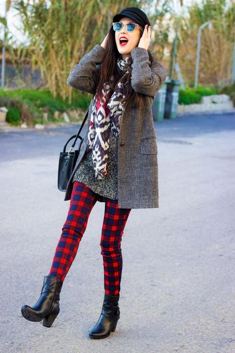 Mix Prints With Tartán