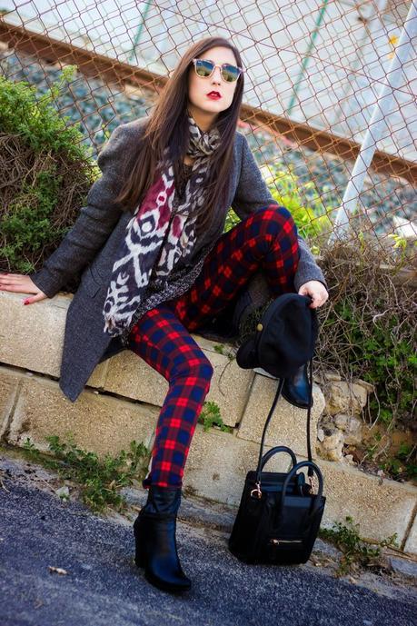 Mix Prints With Tartán