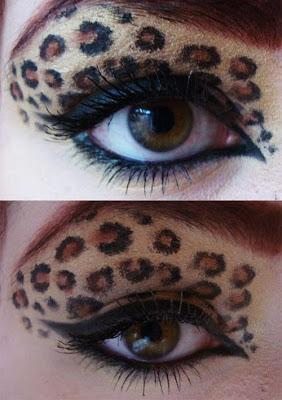 MAQUILLAJE ANIMAL PRINT LEOPARDO EN LOS OJOS