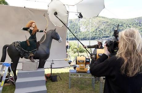 Jessica Chastain, Merida, Valiente, Annie Leibovitz