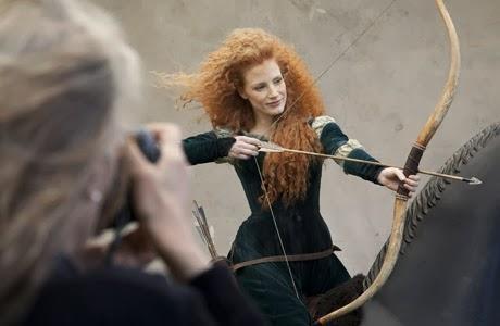 Jessica Chastain, Merida, Valiente, Annie Leibovitz