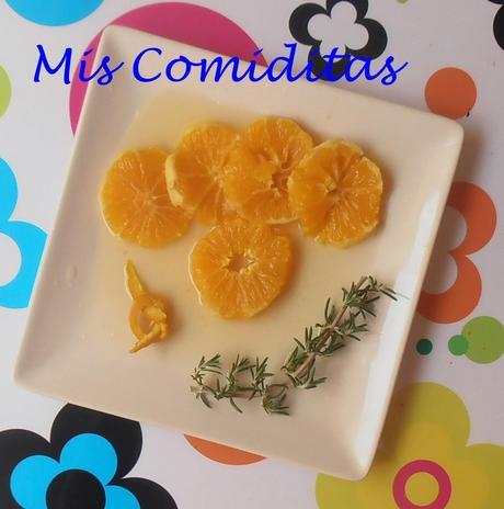 NARANJAS AL ALMÍBAR DE ROMERO