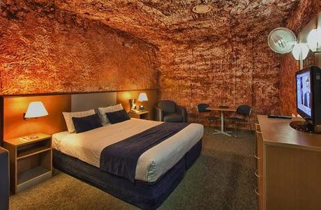 Hotel Rustico de Caverna en Australia