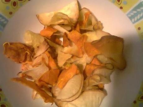 Chips de yuca boniato diferentes y sabrosas