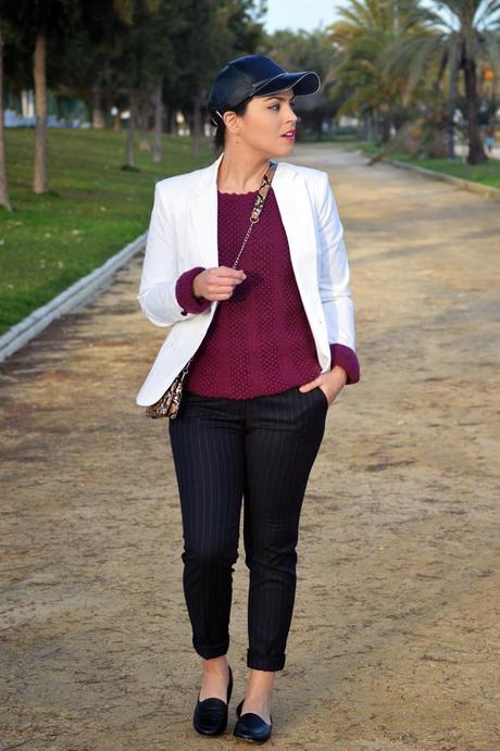 Outfit | Pinstripe trousers