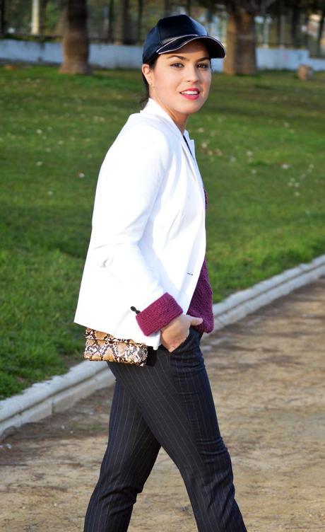 Outfit | Pinstripe trousers