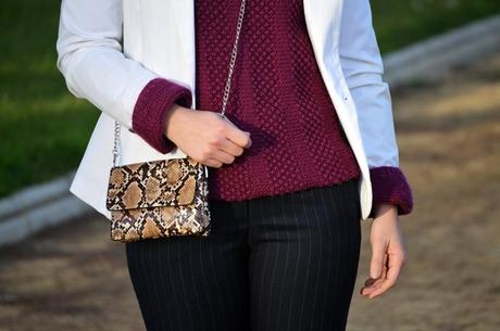 Outfit | Pinstripe trousers