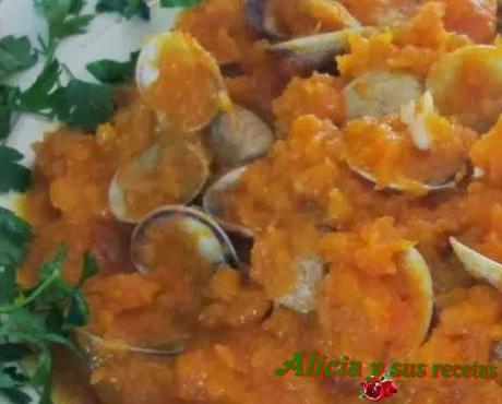 CALABAZA CON ALMEJAS